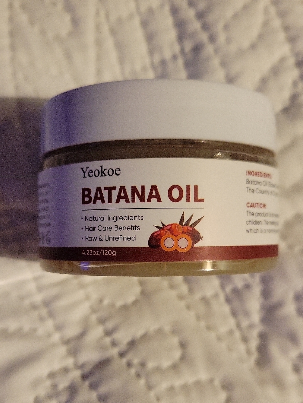 Batana Oil Moisturizer - White Jar